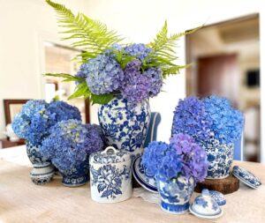 how to make a hydrangea arrangement